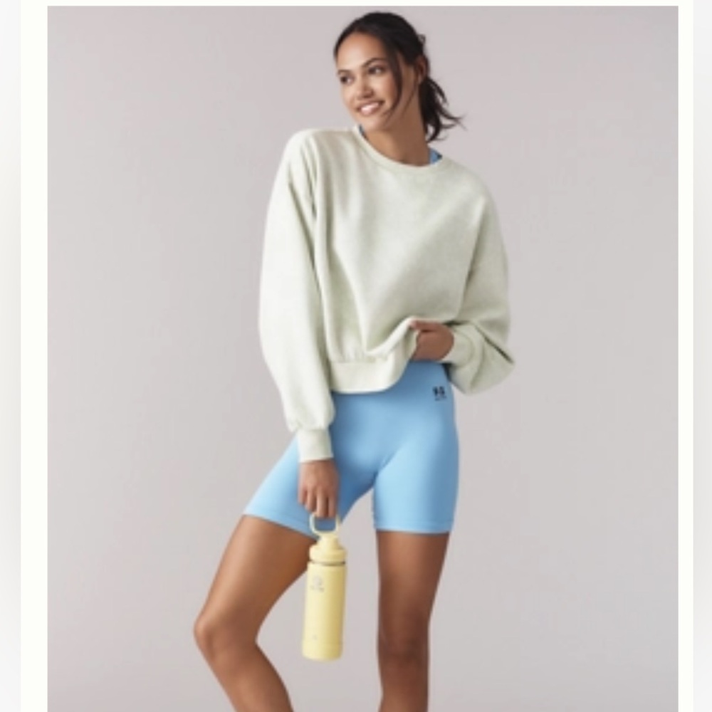 Anthropologie DAILY PRACTICE OH SO GOOD GRAPHIC SWEATSHIRT MINT S
